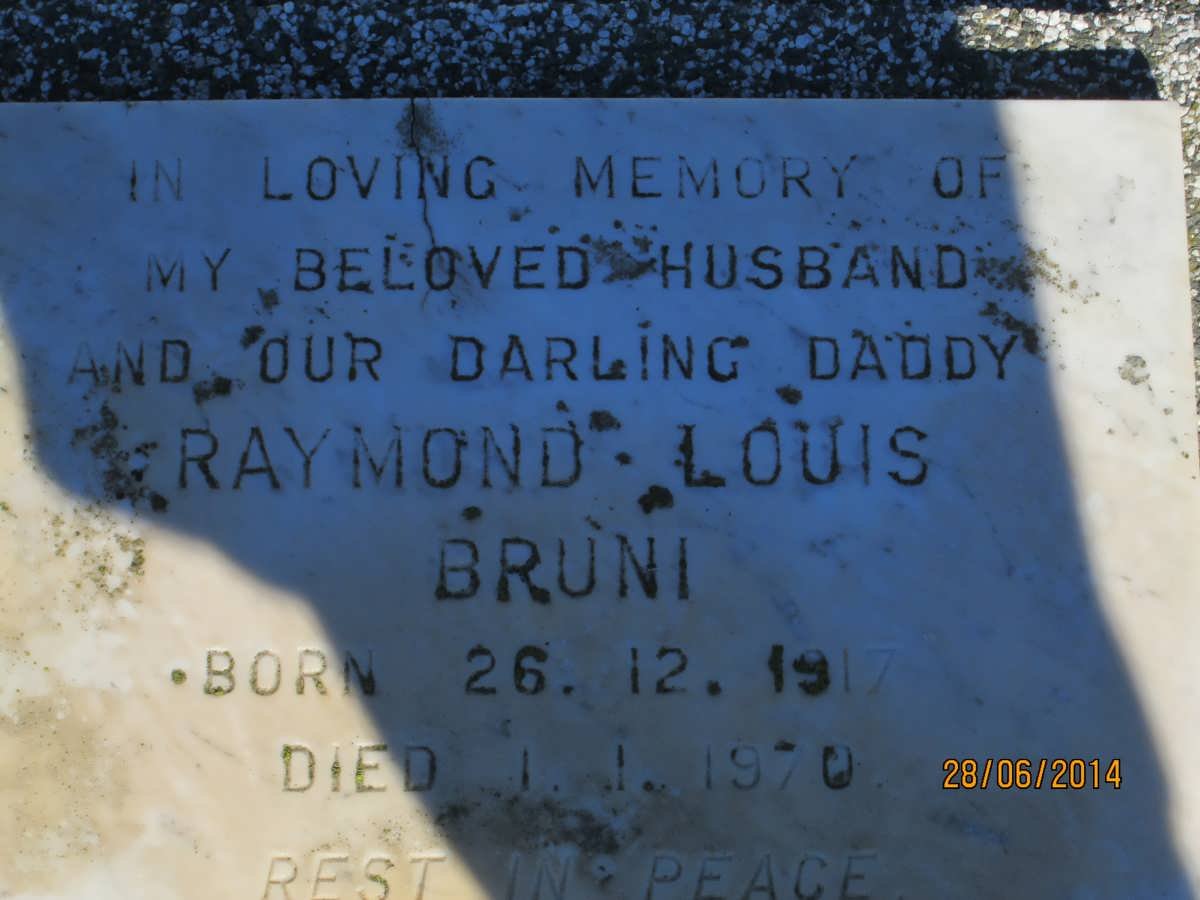 BRUNI Raymond Louis 1917-1970