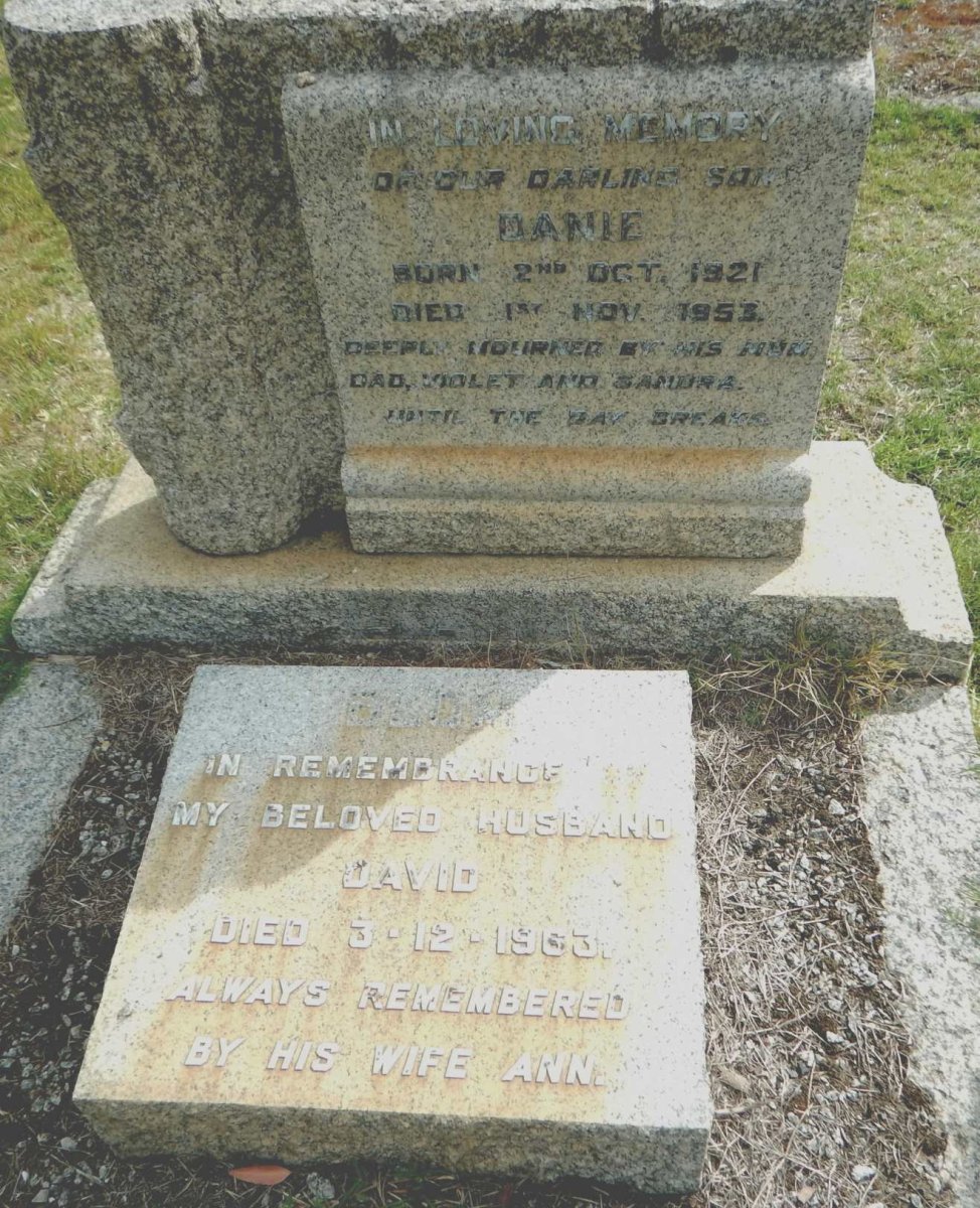 BLOM David -1963 :: BLOM Danie 1921-1953