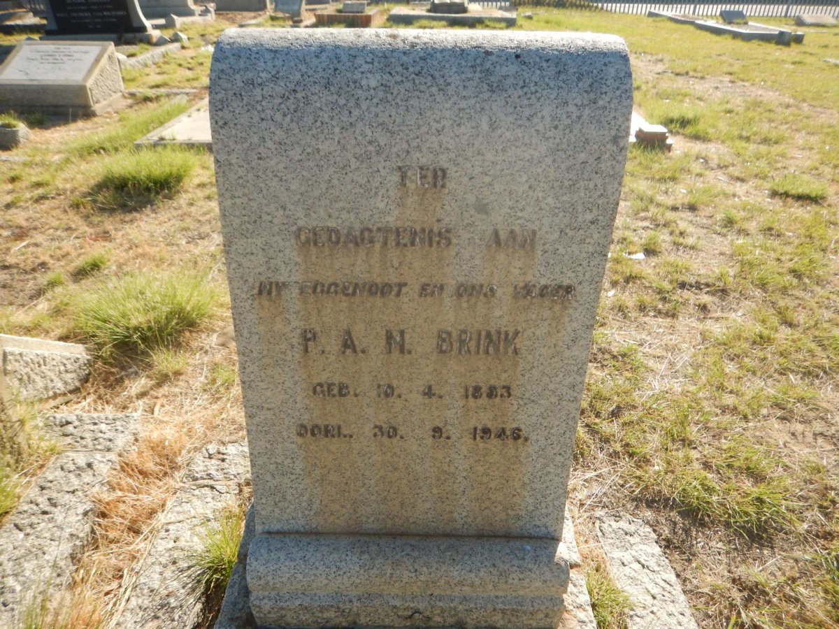 BRINK P.A.N. 1883-1946
