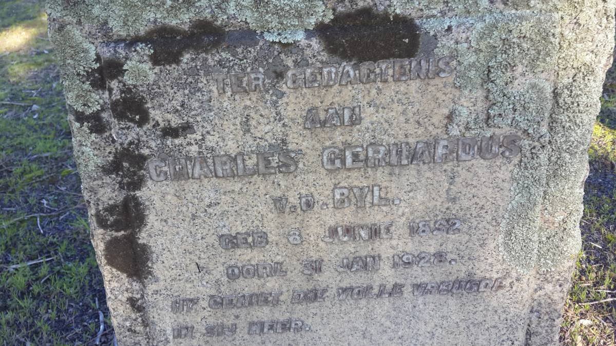 BYL Charles Gerhardus, v.d. 1852-1928