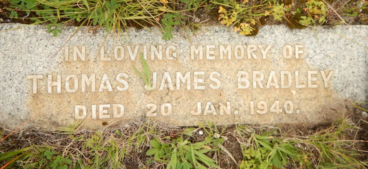 BRADLEY Thomas James -1940