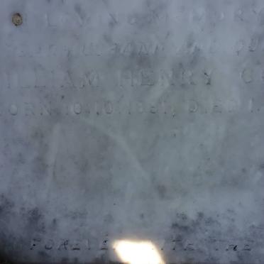CONNOR William Henry 1891-19?9