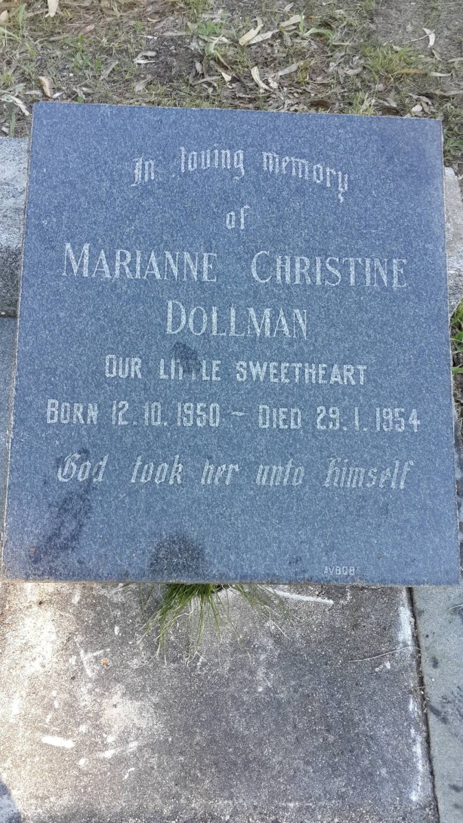 DOLLMAN Marianne Christine 1950-1954