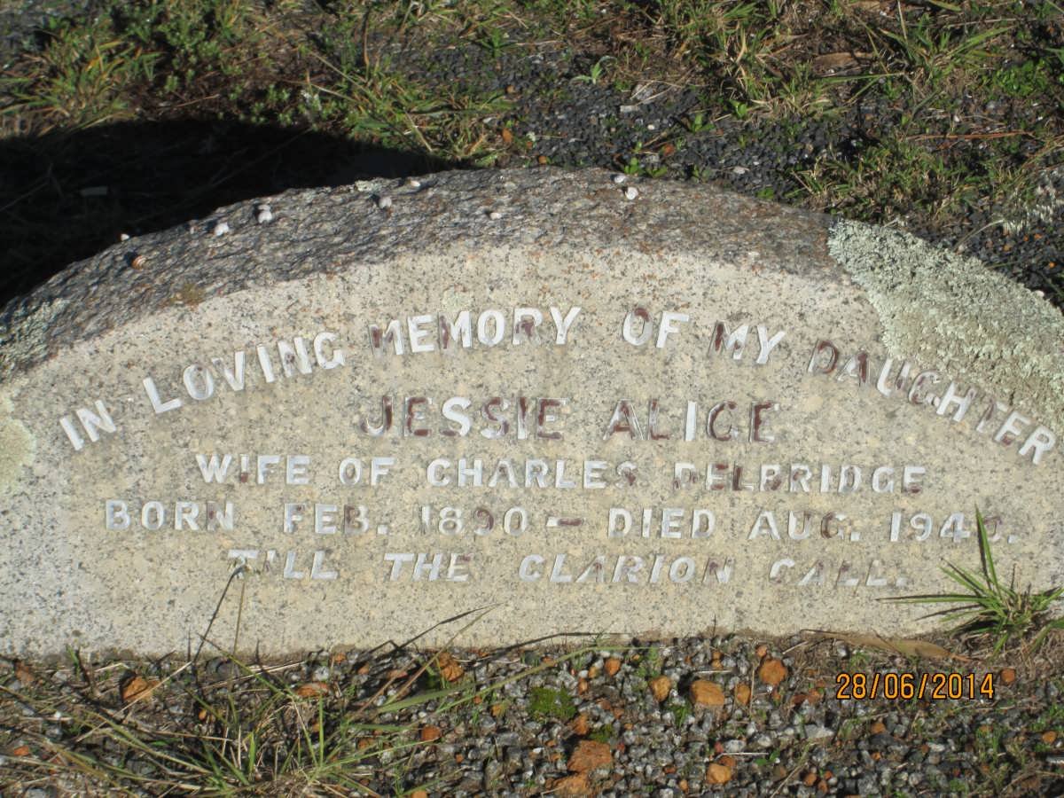 DELBRIDGE Jessie Alice 1890-1940