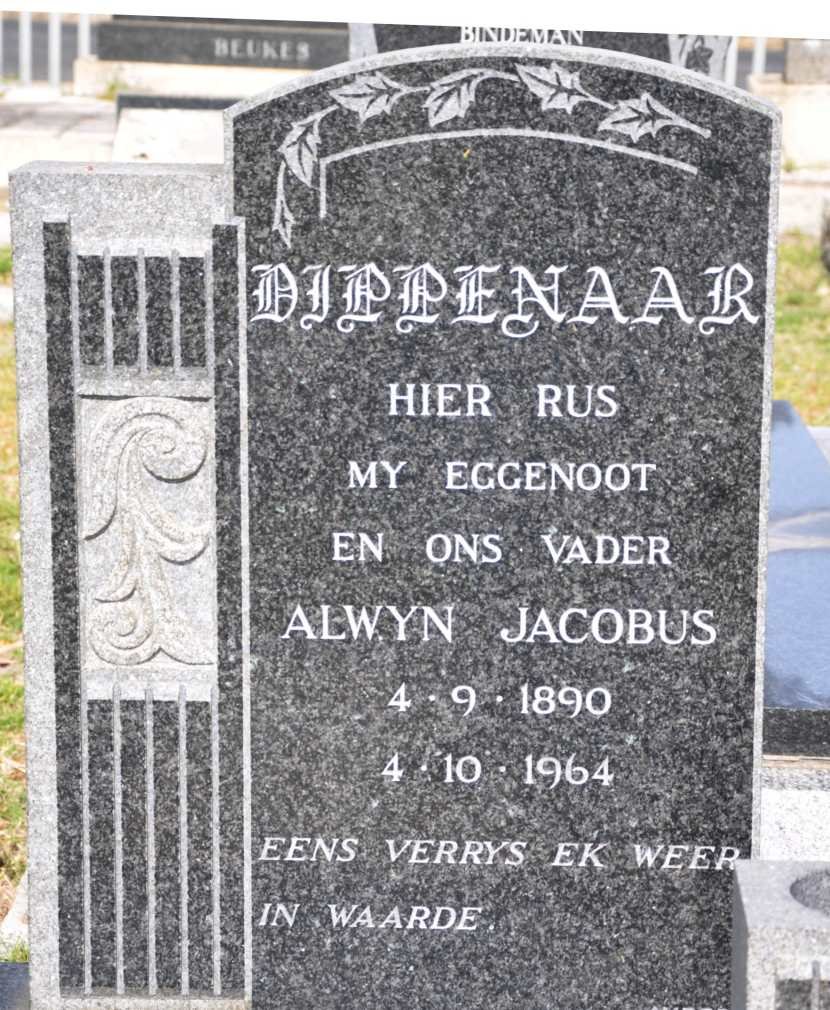 DIPPENAAR Alwyn Jacobus 1890-1964