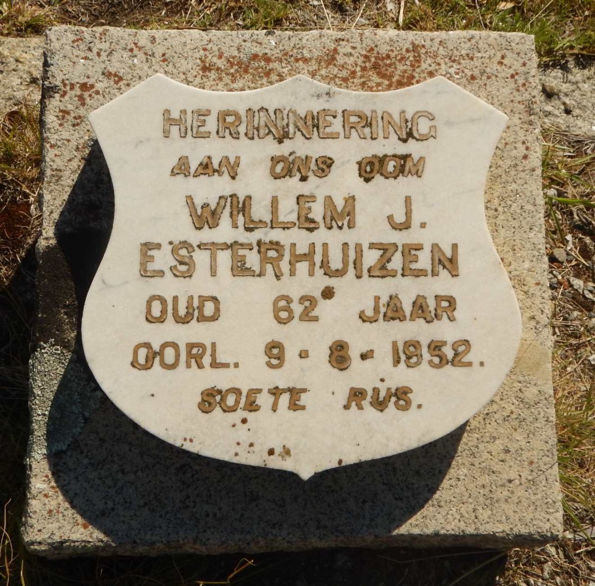 ESTERHUIZEN Willem J. -1952
