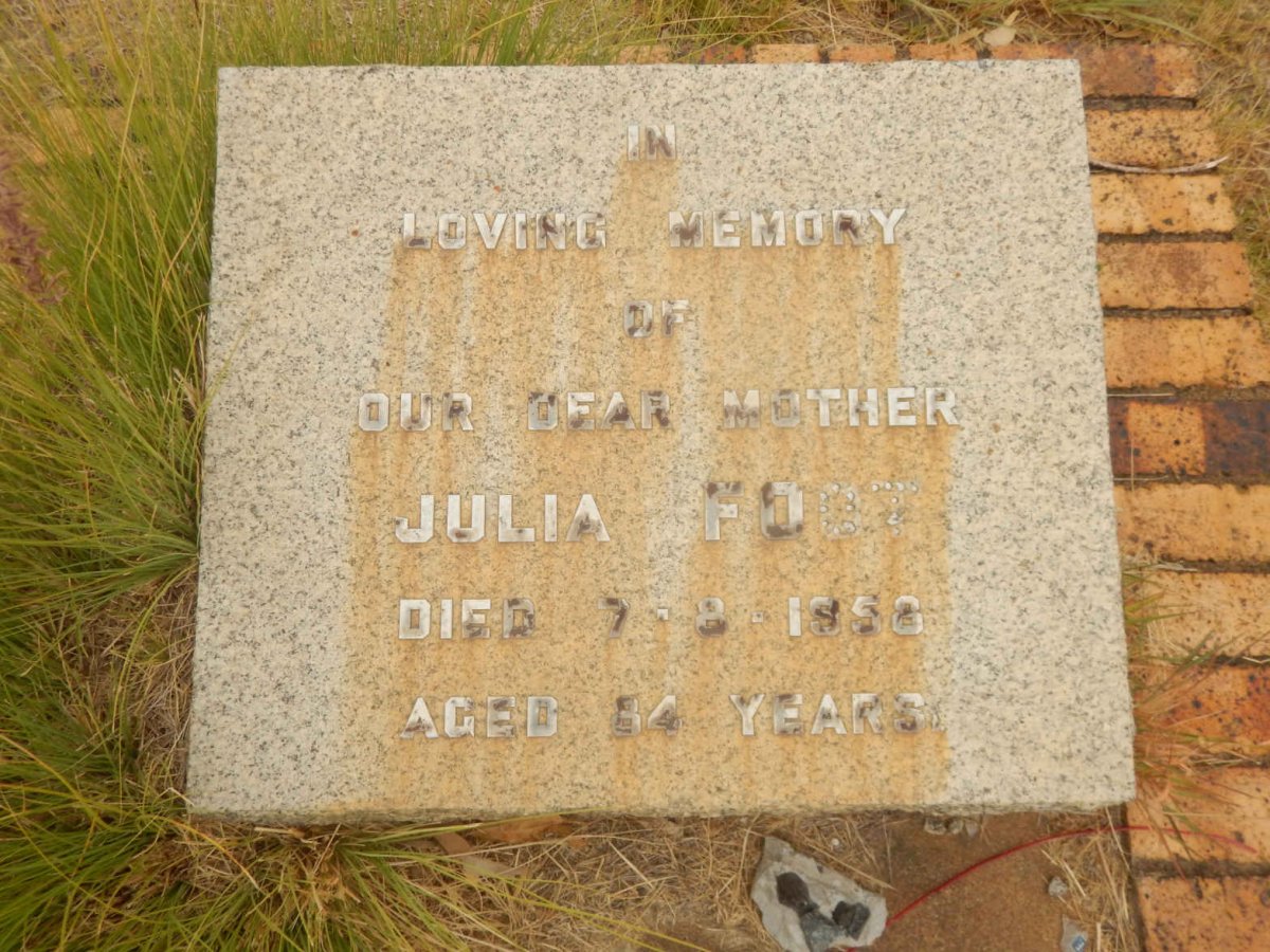 FOOT Julia -1958
