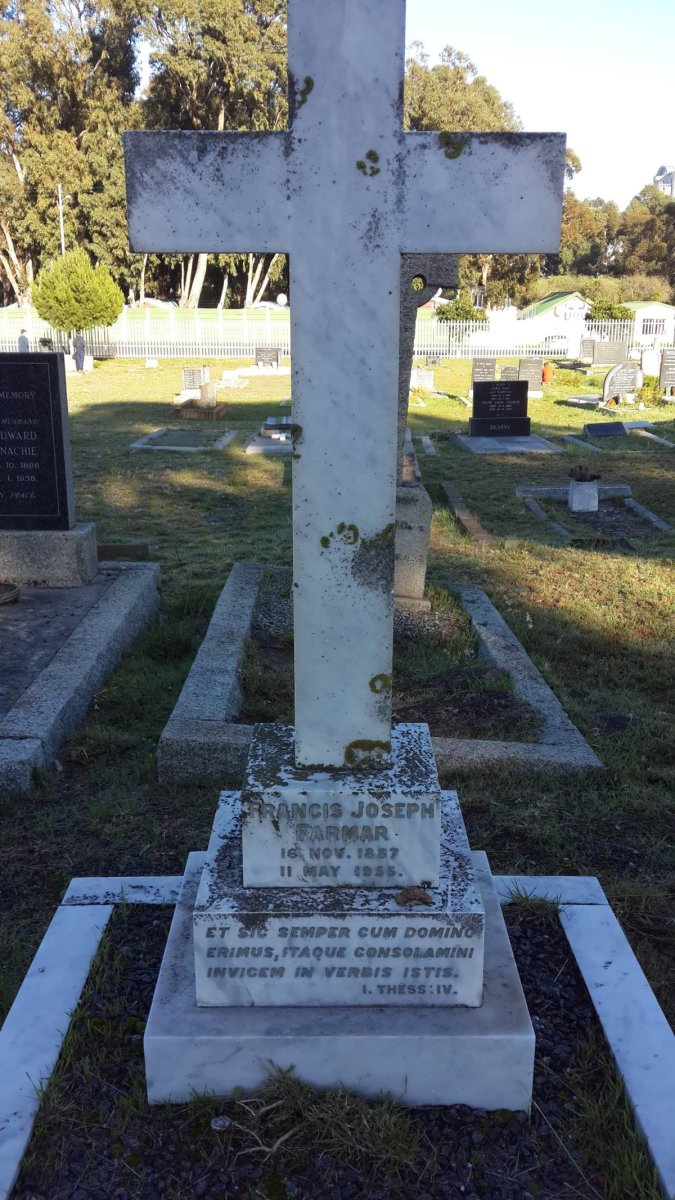 FARMAR Francis Joseph 1887-1957