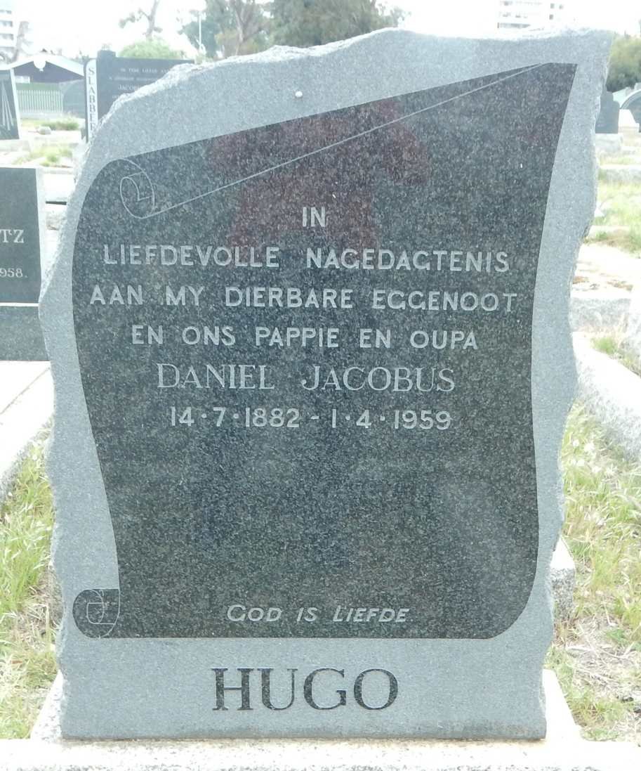HUGO Daniel Jacobus 1882-1959