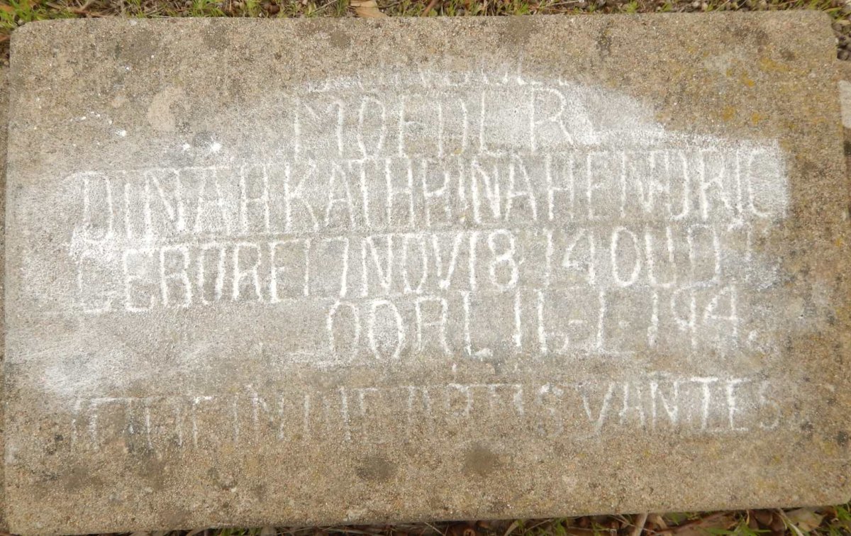 HENDRIC Dinah Katharina 18?4-194?