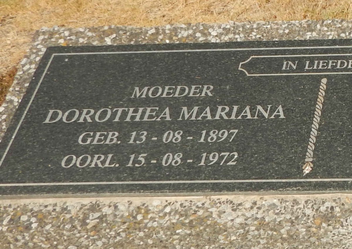 HAUPT Dorothea Mariana 1897-1972