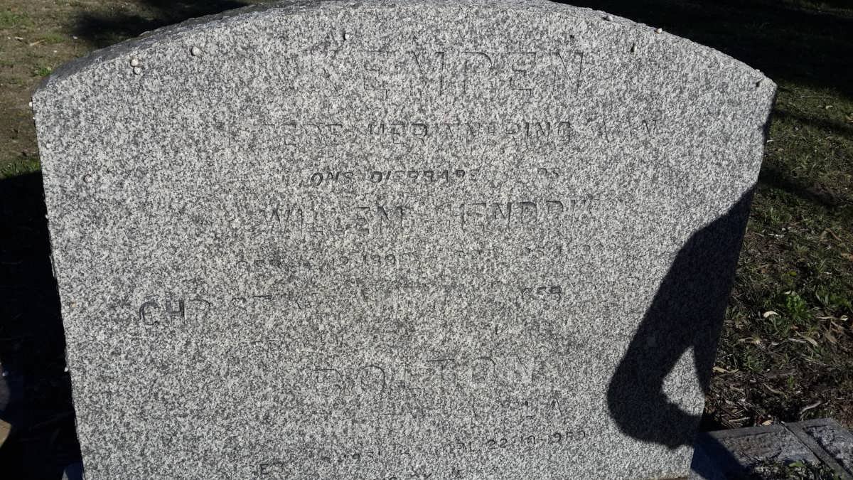 KEMPEN Willem Hendrik 189?-19??  :: BOLTON ?