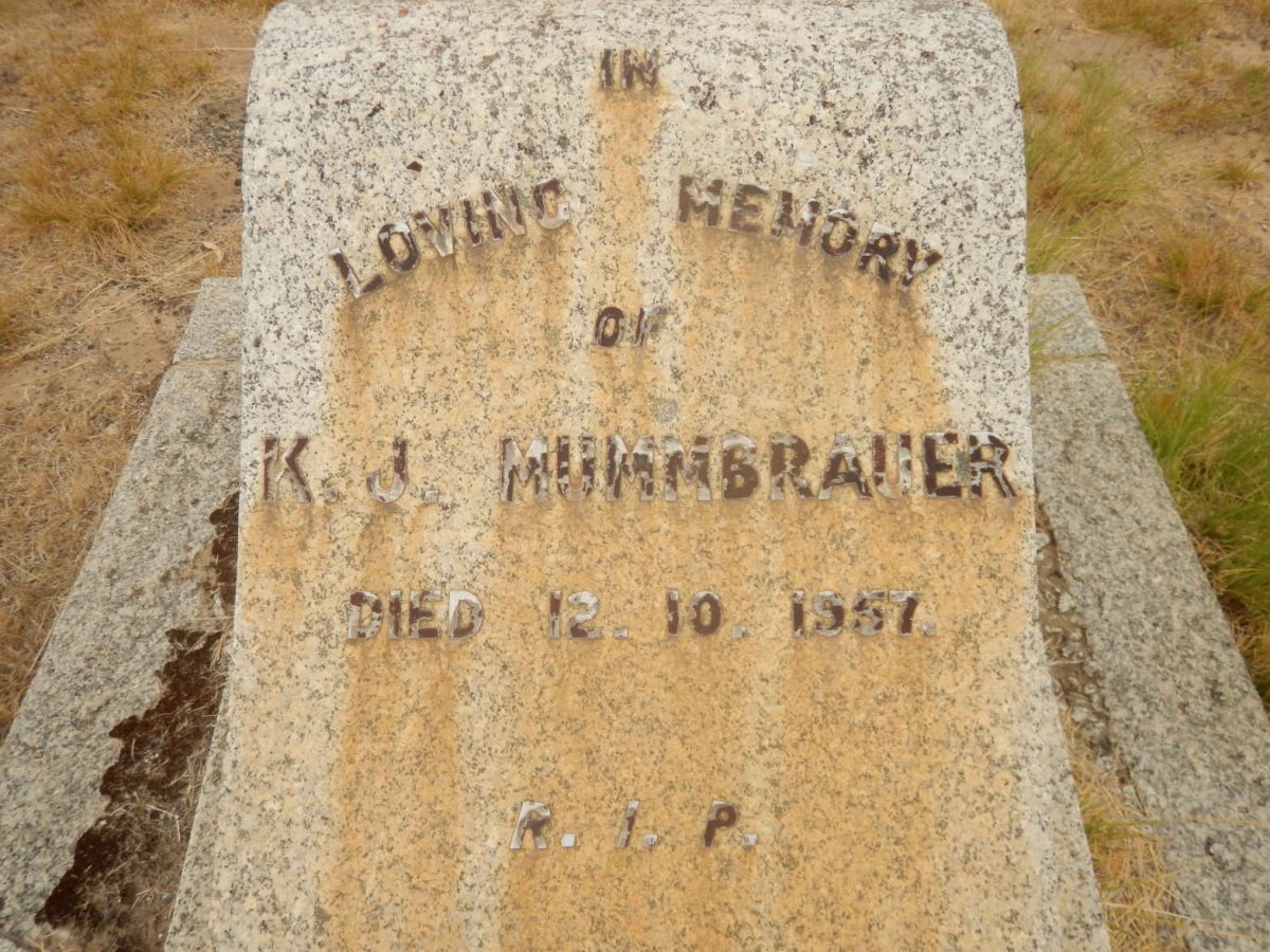 MUMMBRAUER K.J. -1957