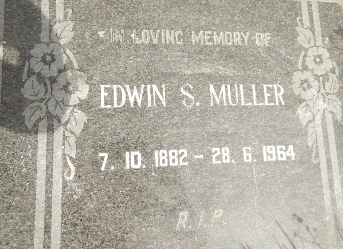 MULLER Edwin S. 1882-1964