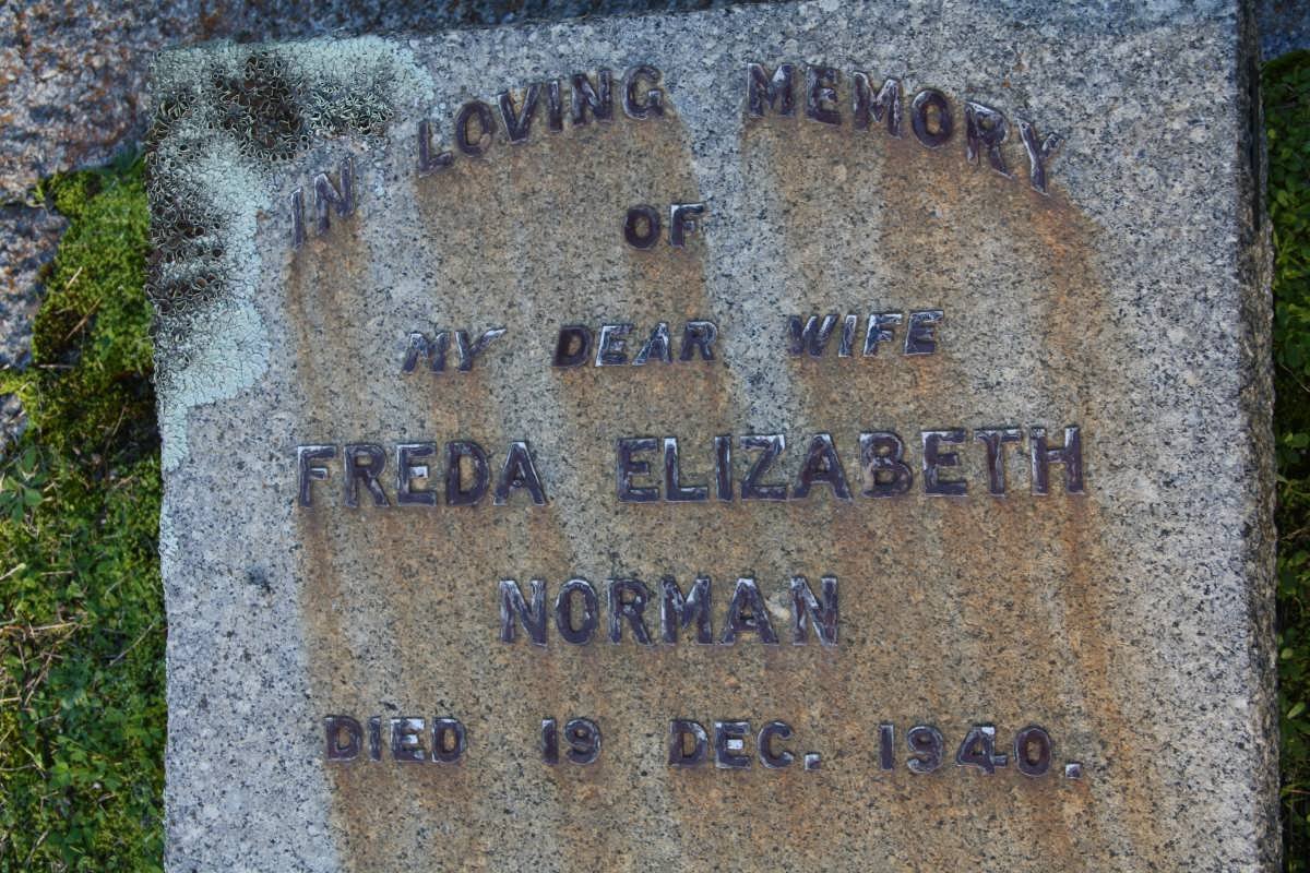 NORMAN Freda Elizabeth -1940