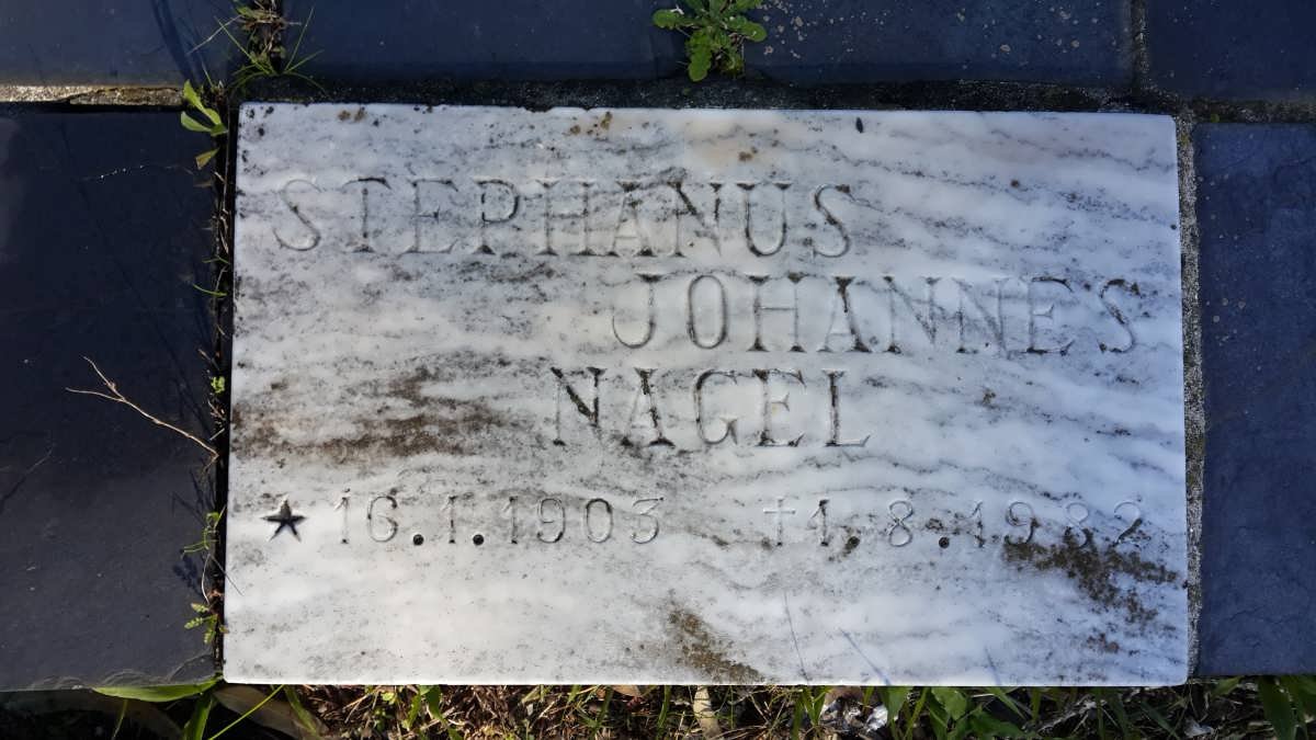 NAGEL Stephanus Johannes 1903-1982