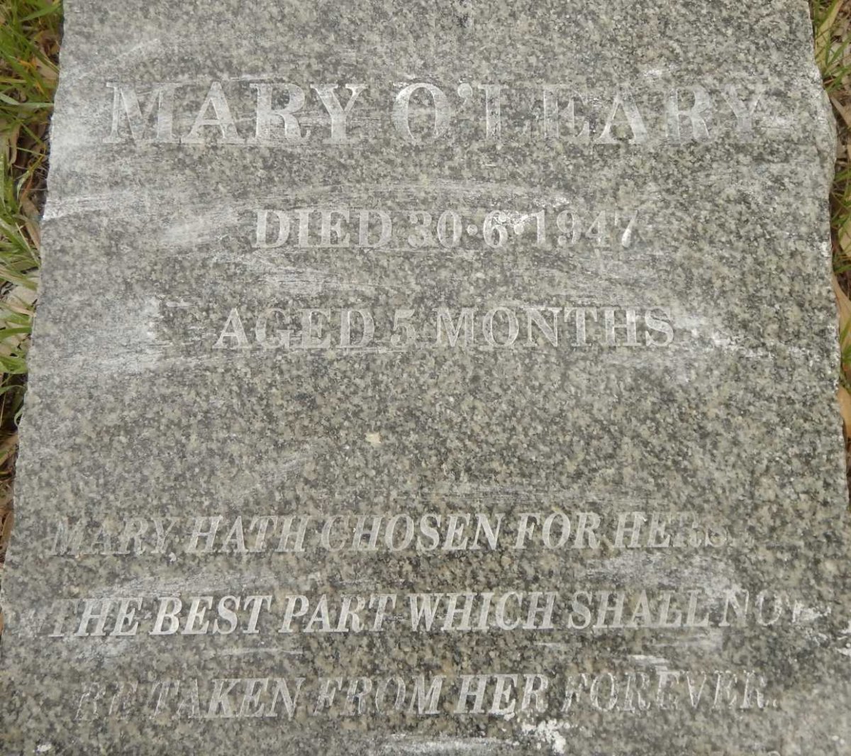 O'LEARY Mary -1947