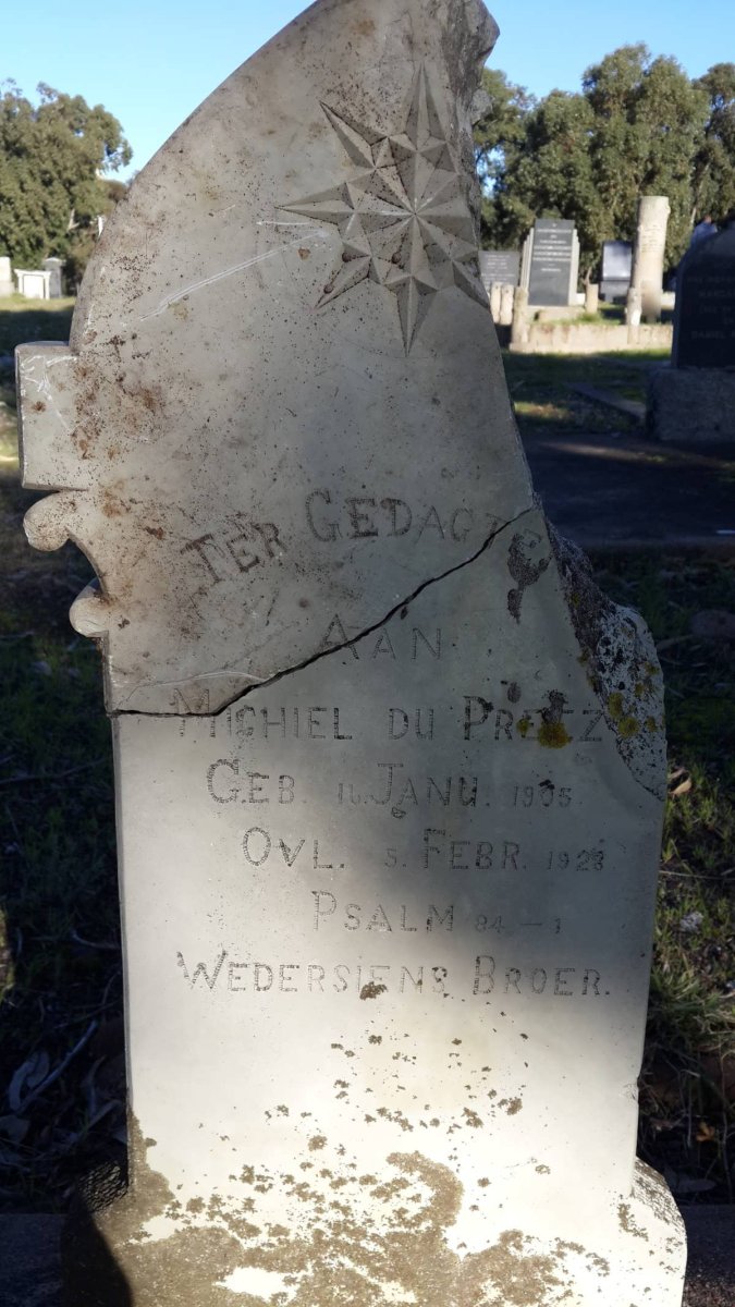 PREEZ Michiel, du 1905-1928