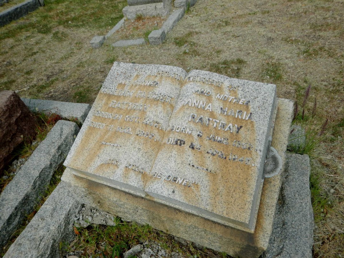 RATTRAY William Patrick 1852-1932 &amp; Anna Maria 1853-1945