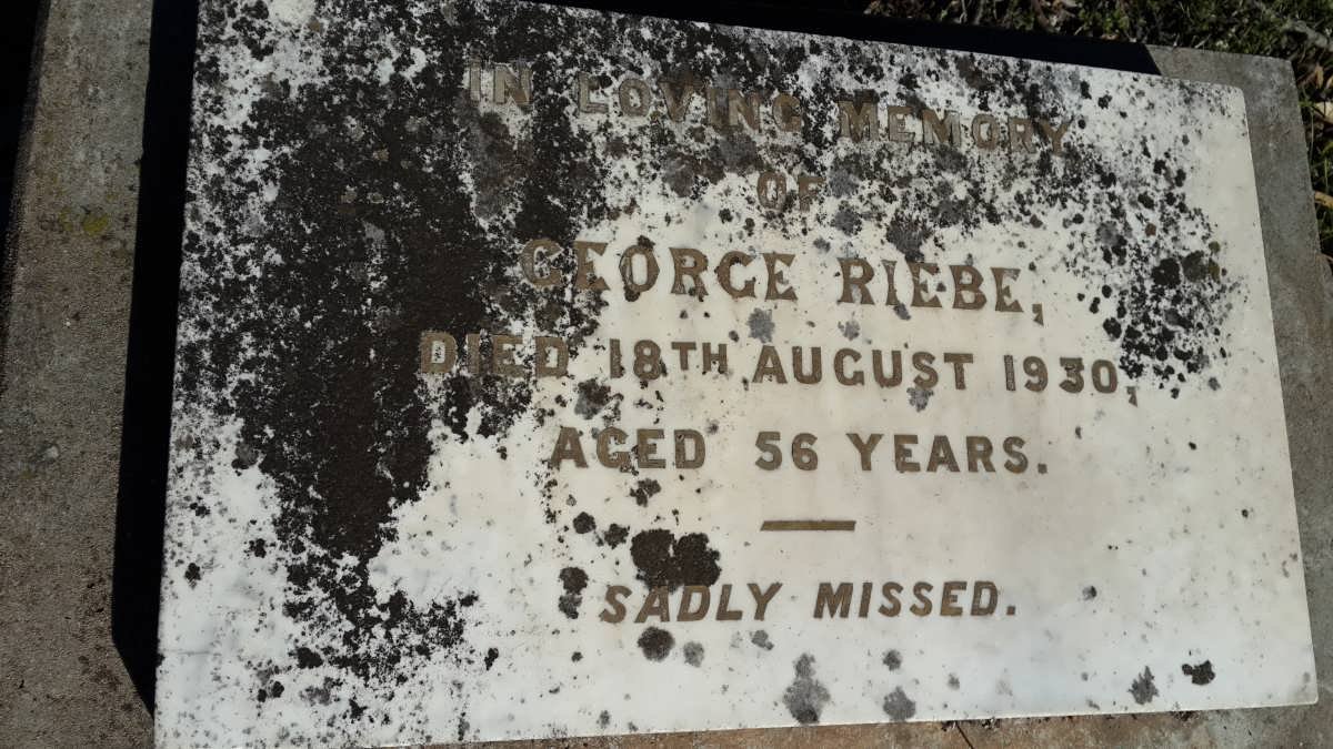 RIEBE George -1930