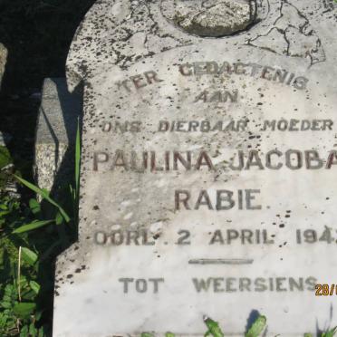 RABIE Paulina Jacoba -1942
