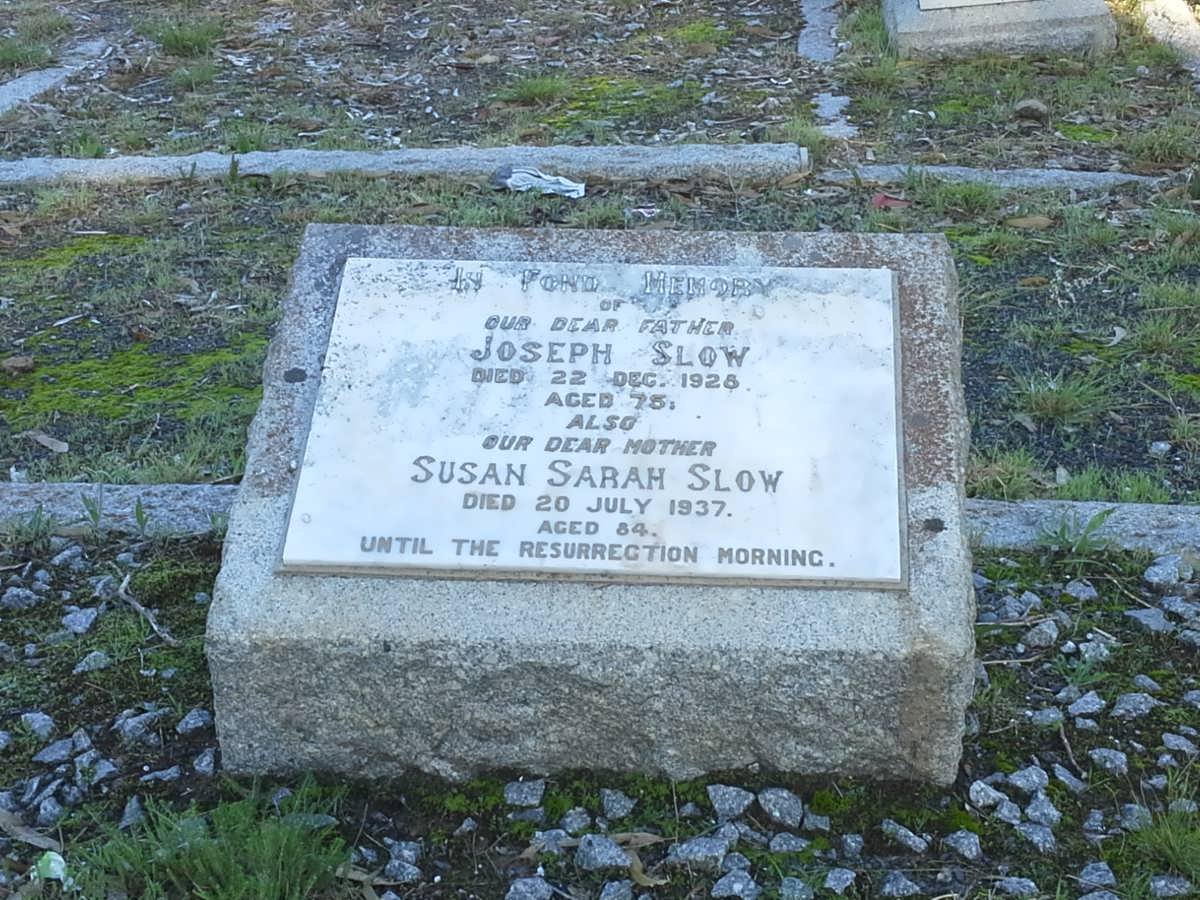 SLOW Joseph -1928 &amp; Susan Sarah -1937
