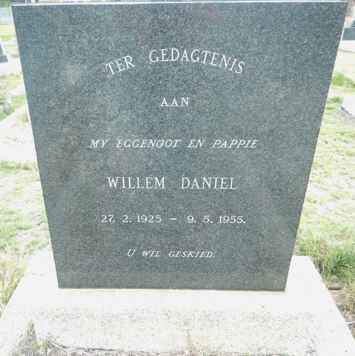 TOIT Willem Daniel, du 1925-1955