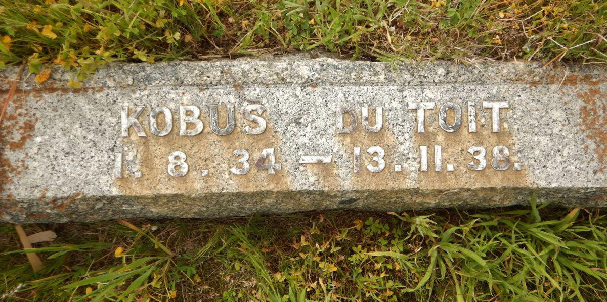 TOIT Kobus, du 1934-1938