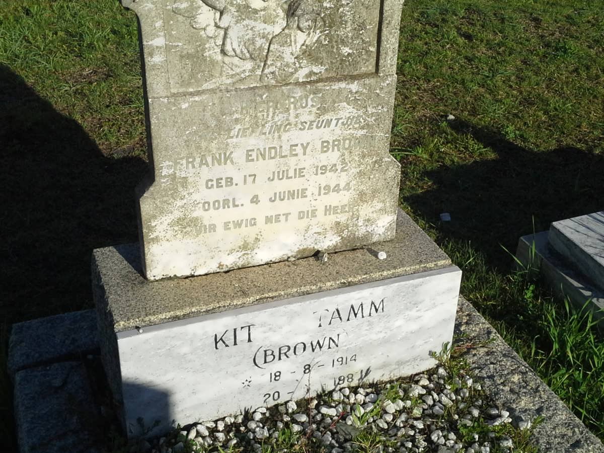 TAMM Kitty nee BROWN 1914-1987 :: BROWN Frank Endley 1942-1944