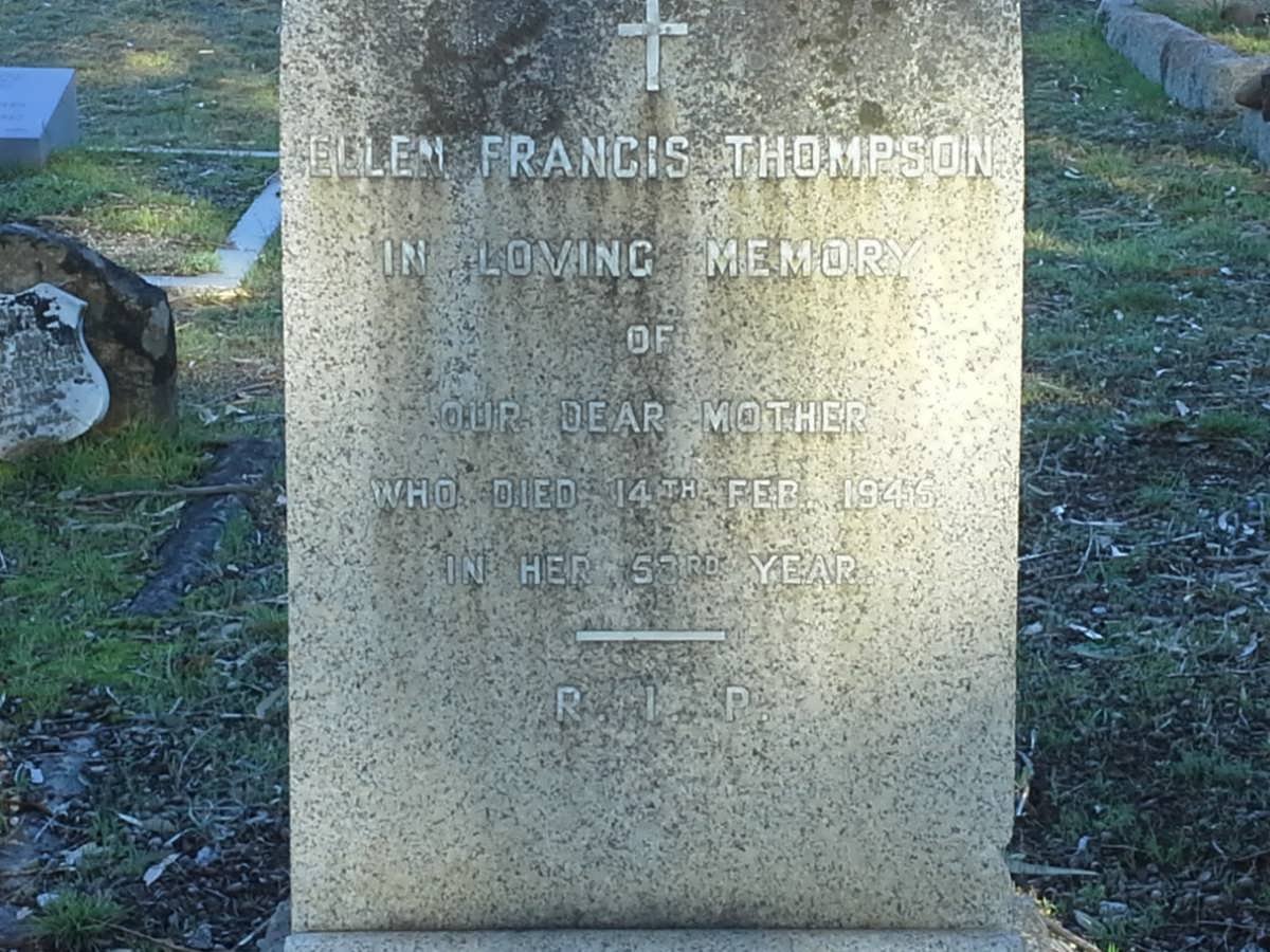 THOMPSON Ellen Francis -1945