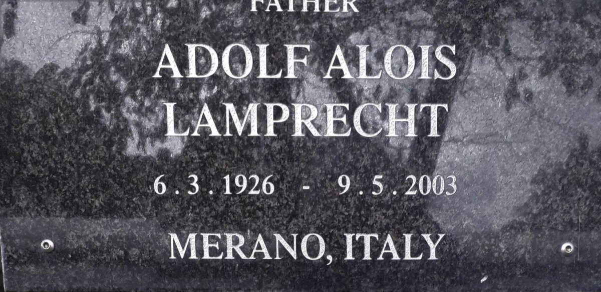 LAMPRECHT Adolf Alois 1926-2003