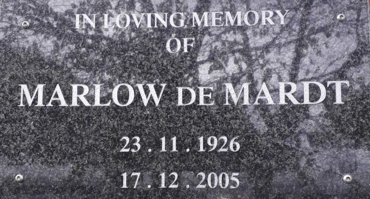 MARDT Marlow, de 1926-2005