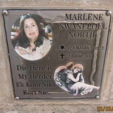 NORTJE Marlene Swanepoel 1972-2018