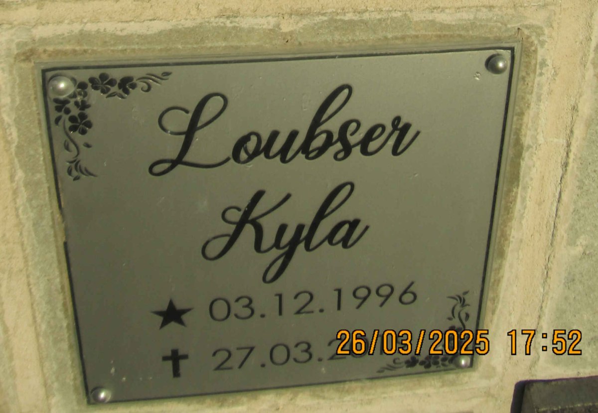 LOUBSER Kyla 1996-2019