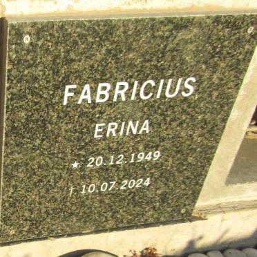 FABRICIUS Erina 1949-2024