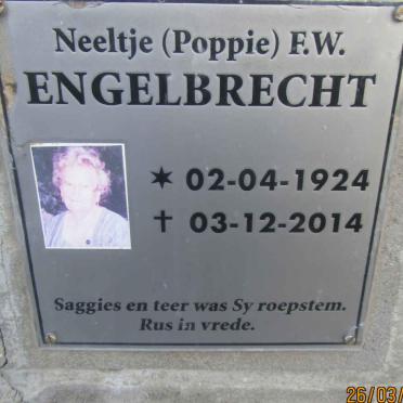ENGELBRECHT F.W. 1924-2014