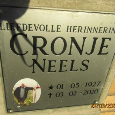 CRONJE Neels 1927-2020