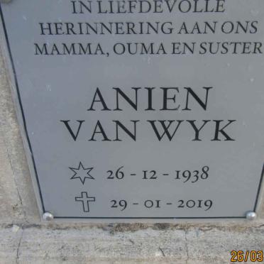 WYK Anien, van 1938-2019