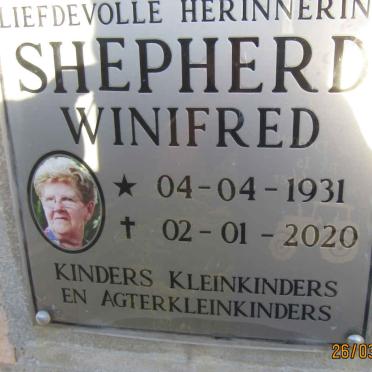 SHEPHERD Winifred 1931-2020