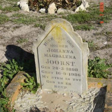 JOORST Johanna Magdalena 1898-1986