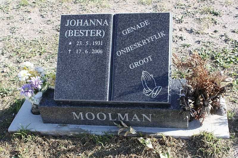 MOOLMAN Johanna nee BESTER 1931-2006
