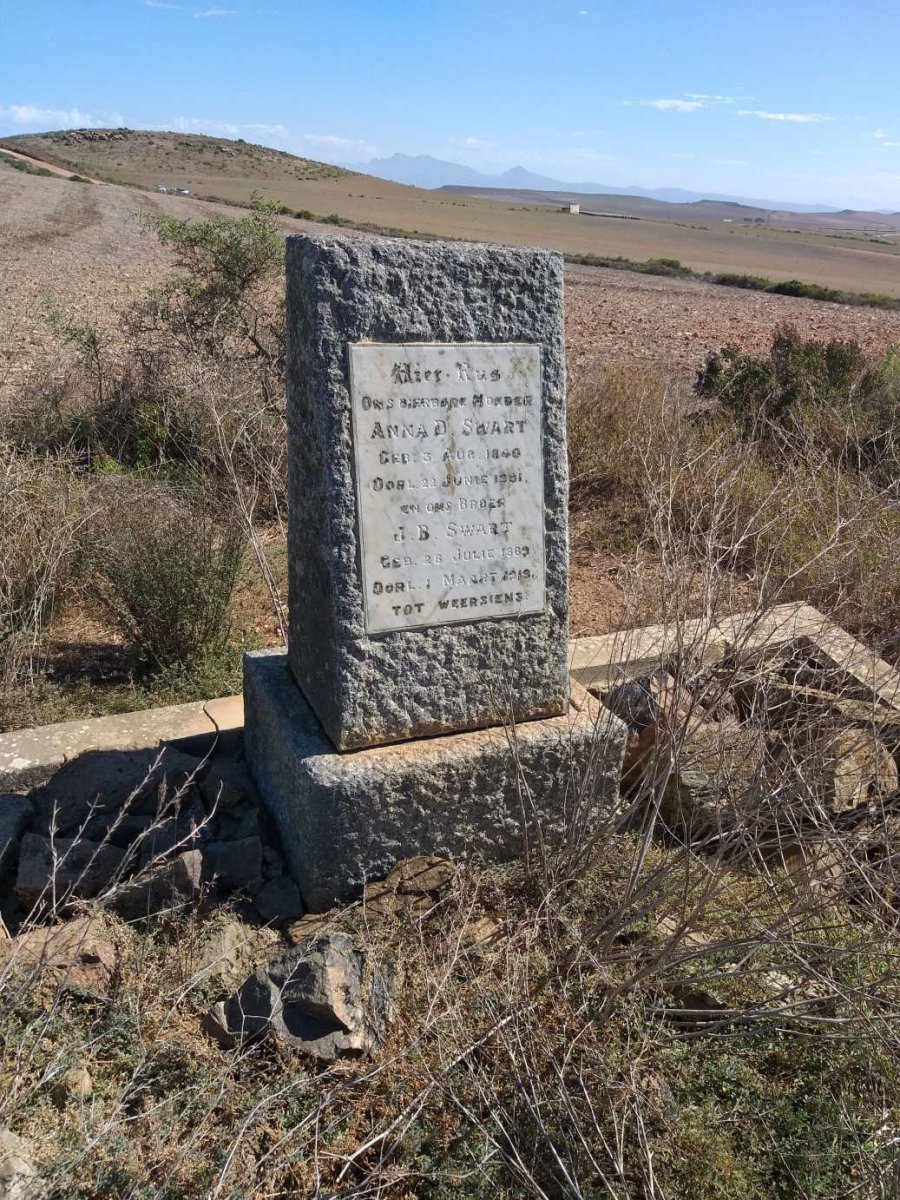 SWART Anna D. 1840-1901 :: SWART H.B. 1869-1919