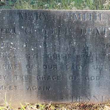 SMITH Mary nee GREFELL-DEXTER 1925-1993