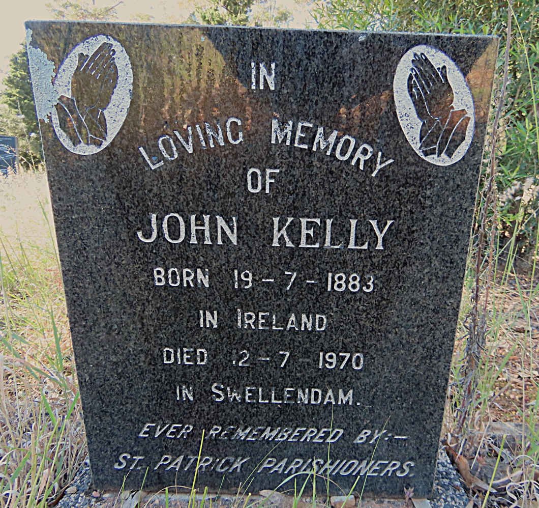 KELLY John 1883-1970