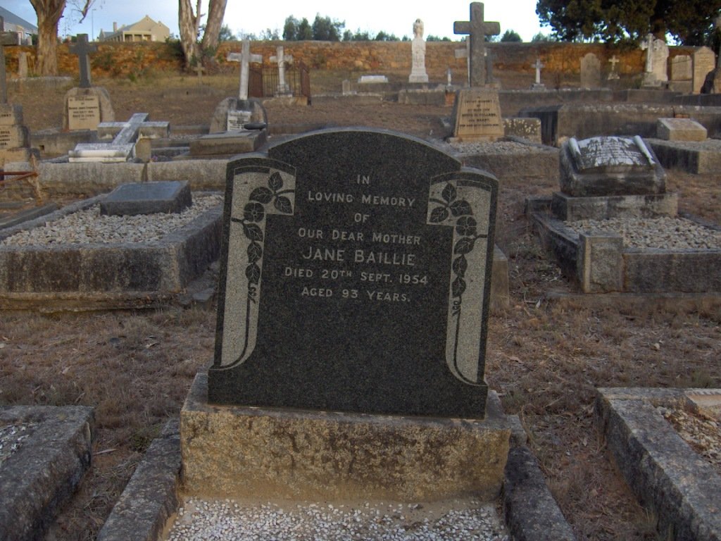 BAILLIE Jane  -1954