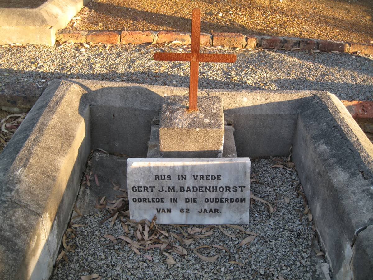 BADENHORST Gert J.M.