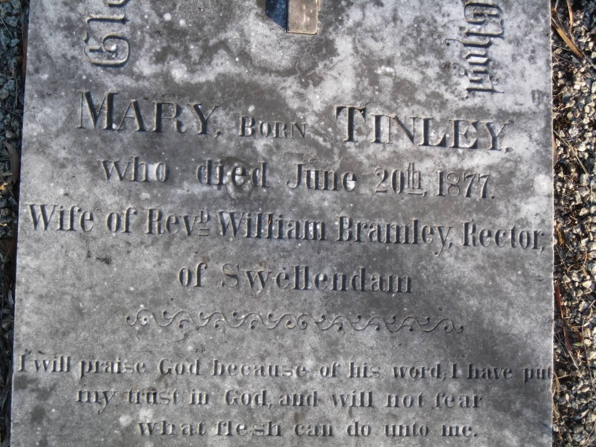 BRAMLEY Mary nee TINLEY -1877