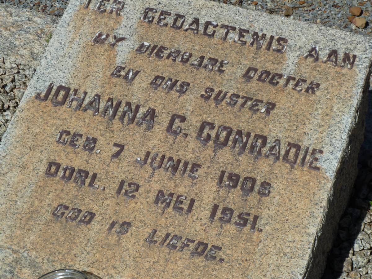 CONRADIE Johanna C. 1908-1951
