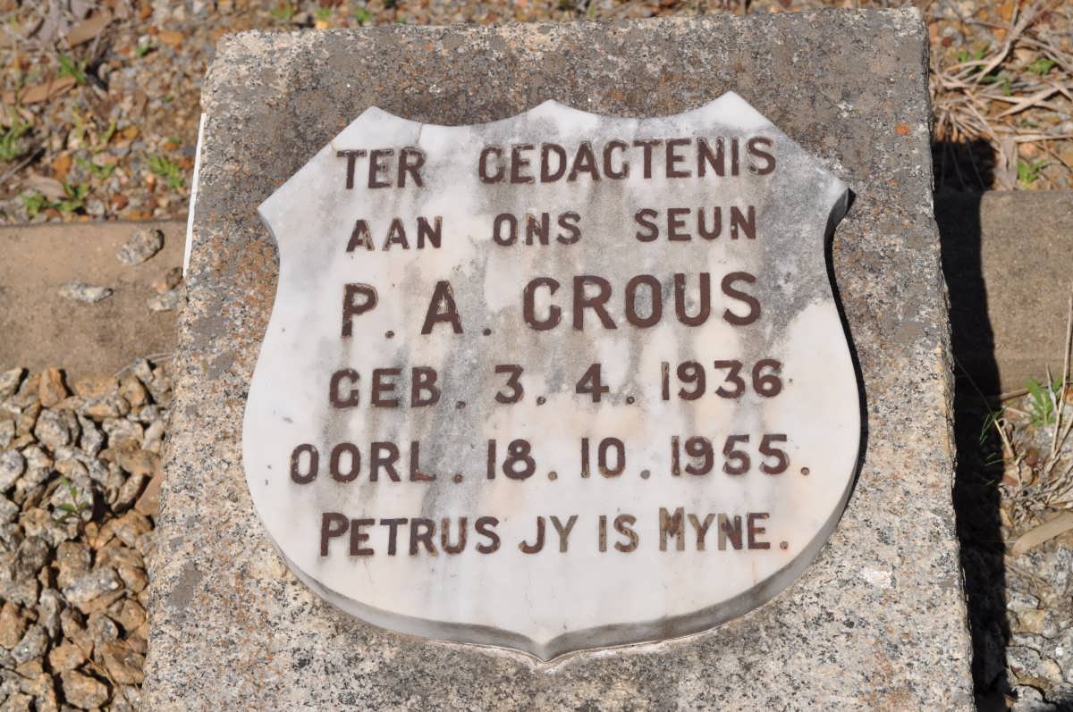 CROUS P.A. 1936-1955