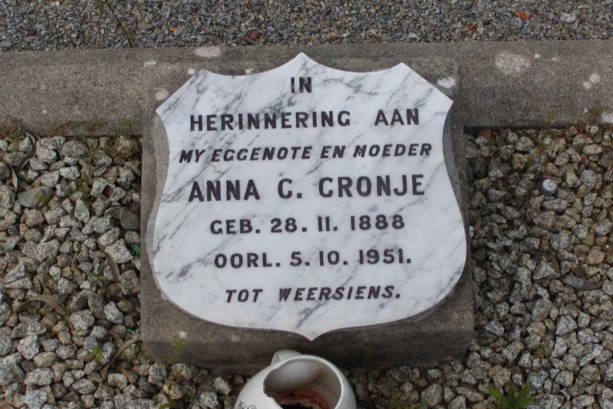 CRONJE Anna C. 1888-1951